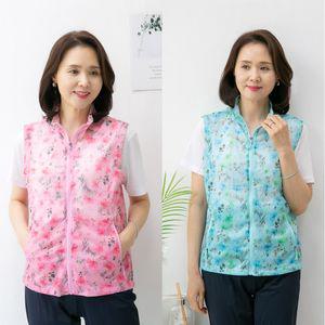 마미소 쿨 망사조끼 베스트 메쉬 엄마옷 할머니옷 빅사이즈 4060 마담 중년여성 옷