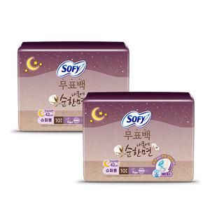 바디피트 내 몸에 순한면 무표백 안심숙면, 슈퍼롱, 10P, 2개