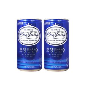 초정탄산수 플레인 190ml 30캔 2박스