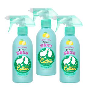 온더바디 발을씻자 코튼 풋샴푸 프레쉬 레몬민트 385ml x 3개