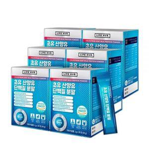 라이프허브 초유 산양유 단백질 분말 6세트2g x 180포 6개월분