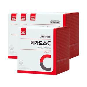 고려은단 비타민C 메가도스C 3000 3g 100포 4개