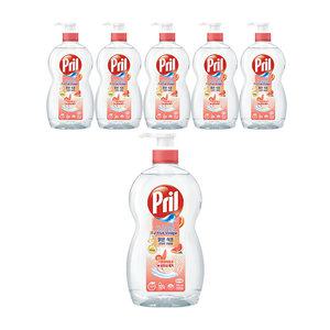 프릴 맑은식초 자몽향, 700ml, 6개