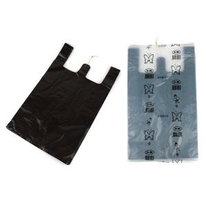국산 손잡이 쓰레기 봉투 종량제 재활용 비닐 27x45cm 검정 100P 분리수거용 일반 두꺼운 평판 봉지 편의점