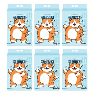 두부랑캣츠 극세입자 오리지널 2.6kgX6개 / 고양이 모래