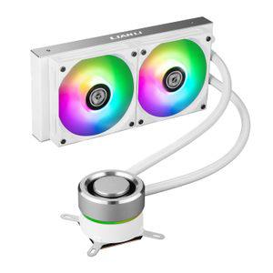 리안리 리안리GALAHAD AIO 쿨러 240mm 라디에이터 액체 CPU RGB 일체형 수냉 시스템 트리플 챔버 펌프 LGA1