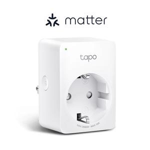 [1팩] Tapo P110M 16A 3680W 에너지 모니터링 스마트 플러그 Matter 지원 Wi-Fi 모니터링 스마트싱스 구글홈 타이머 콘센트