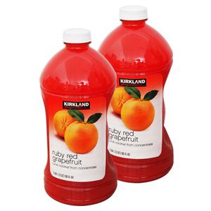 커클랜드 루비 레드 자몽 칵테일 2.84L x 2개