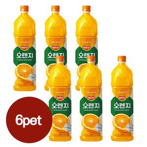 델몬트 오렌지 1.5L x 6펫
