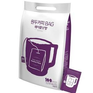 호텔원두커피 원두커피백 헤이즐넛향 100T