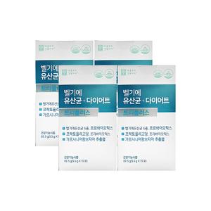 애플트리김약사네 벨기에 유산균 다이어트 트리플러스 5.5g x 15포 x 4박스 /An