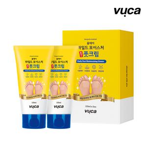 [뷰카] 올데이 마일드 모이스처 풋크림 120ml 2개입