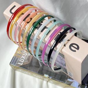 [XBFJ3J68]슬림 텔 컬러 심플 라인 헤어 머리띠 11Color