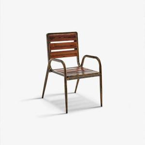 [RGM9883U]A9264 철제 원목 체어 1color 의자 원목체어