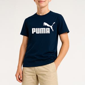 [푸마]푸마 PUMA 에센셜 로고 여성 반팔티 네이비 586960-06
