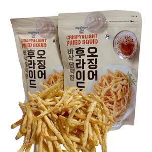 후라이드 오징어 튀김 120g X 2봉 /간식 진미채튀김 크리스피 분식 안주 간편