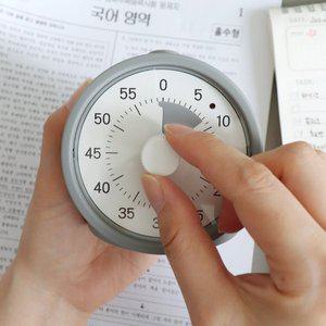 [빌라드하우스]티엠포 무소음 구글 60분 타이머 뽀모도로 공부 시계 최신형 일시정지 기능 건전지 포함