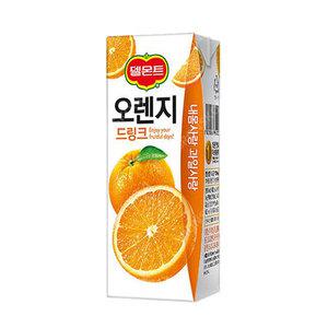 롯데 델몬트 오렌지 드링크팩 190ml X 32팩 주스 음료수