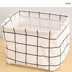 테이블 정리 접이식 수납 미니 바구니 색상 화이트_W82B5AF