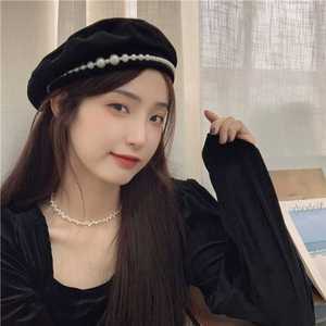 나혼자산다 565회 박나래 모자 진주 베레모 블랙 헌팅캡 트렌디 캐주얼