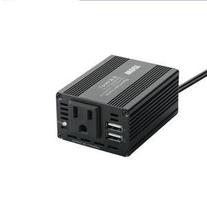 차량용 듀얼 USB 전원 인버터, DC 12V-AC 110V/220V 변환기, 고온 및 과부하 보호, 150W