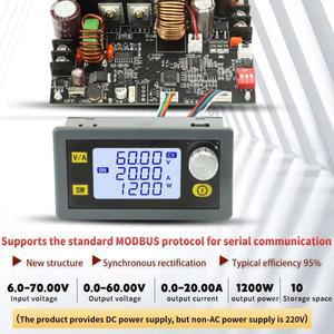 LCD 디스플레이 CNC 조정 가능한 DC 공급 장치 베이스 플레이트, 정전압 및 전류, 스텝 다운 모듈, 20A, 12