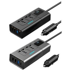 차량용 전원 인버터, SUV 효율적인 냉각 선풍기, DC 12V ~ 110V, 220V, 200W