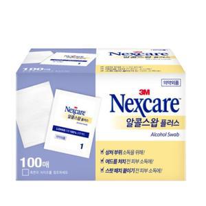 이코리브 3M 일회용 알콜솜 알콜거즈 100매 소독용