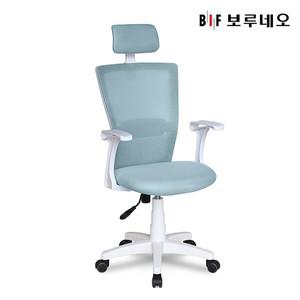 [보리보리/보루네오하우스]앳홈 퍼스 메쉬 의자-화이트바디