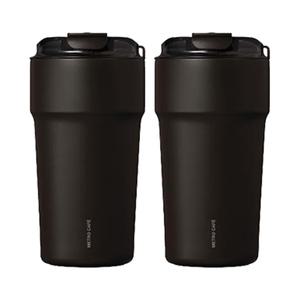 락앤락 메트로 카페 세라믹 텀블러 500ML 블랙, 2개