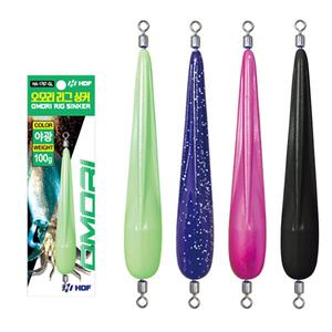 해동 오모리 리그 싱커 오모리 봉돌 한치 싱커 60g