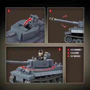 WW2 군사 팬저 중간 탱크, Panzerkampfwagen V Panther 빌딩 블록, 제 차 세계 대전 피규어 벽돌 모델 장난