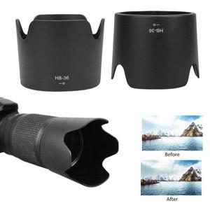 완벽호환 HB-36 플라스틱 렌즈 후드 교체품, 니콘 AF S VR 줌-니코르 70-300mm F 4.5-5.6G IF ED에 적합