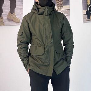 남자 야상 점퍼 후드 바람막이 밀리터리 캐주얼 봄 가을