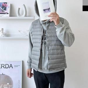 겨울 남자 오리털 이너 브이넥 경량 패딩 조끼 OC-VEP-SWFGGUXJ