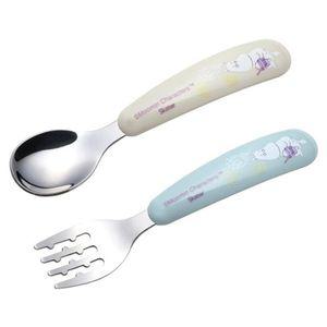 [오너클랜]무민 스테인레스 유아동 스푼 포크 13cm
