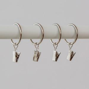 까르데코 커튼 집게링 스틸 32mm 10p