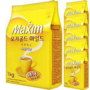 [기타]맥심 모카골드 마일드 커피믹스 자판기용 1KG x 10봉_0102