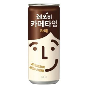 [롯데칠성음료] 레쓰비 카페타임 라떼 240ml x 30캔