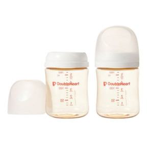 더블하트 모유실감 3세대 PPSU 제뉴인화이트 160ml 트윈팩 노꼭지