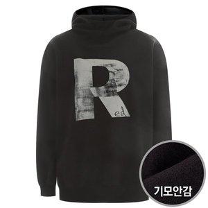 [신세계라이브쇼핑][샵앤] R로고 국산 여성 겨울 터틀넥 후드 기모 긴팔 맨투맨 티 DRW-WSH-1737-블랙