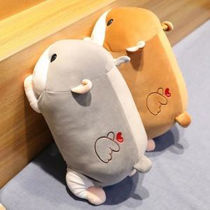 돼지 햄스터 동물 롱쿠션 바디필로우 침대 모찌