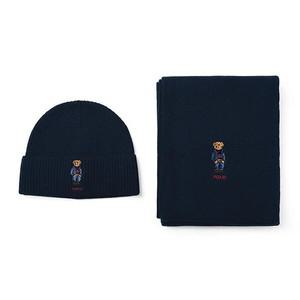 폴로랄프로렌 폴로 랄프로렌 머플러 비니 세트 베어 울 PC1044-433