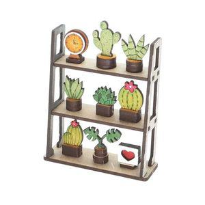 화분 진열장 건축 나무 조립 모형 DIY 만들기