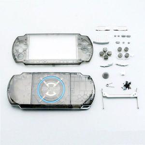 고품질 1:1 오리지널 클리어 블랙 PSP3000 3001 3002 3004 게임 하우징 쉘 PSP 3000 콘솔 커버 교체