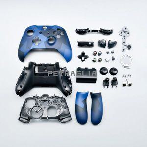 Xbox One S 컨트롤러 교체 하우징 쉘 케이스 블랙 블루 페이스 플레이트 Dpad RB LB RT LT 트리거 범퍼 버