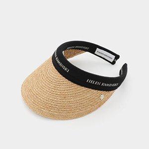 [헬렌카민스키]헬렌카민스키 25SS 아이코닉 라피아 비앙카 썬바이저 여성 썬캡 HAT50265 NATURAL BLACK LO