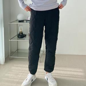남자 깔깔이 겨울바지 누빔 패딩팬츠 캐쥬얼 심플
