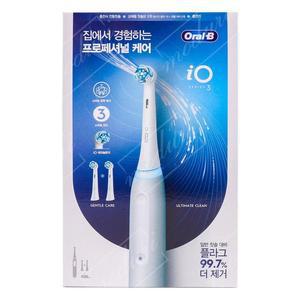 [JHP97SR4_51BN]오랄비 칫솔모 io3 그레이 전동칫솔 세트