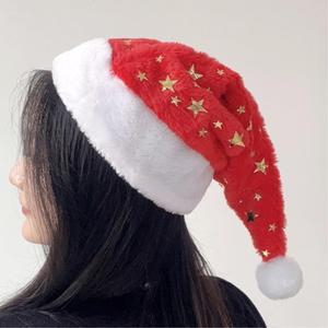 스타스타 유치원 백화점 행사 크리스마스 산타 모자 장식물 악세사리 홈 집